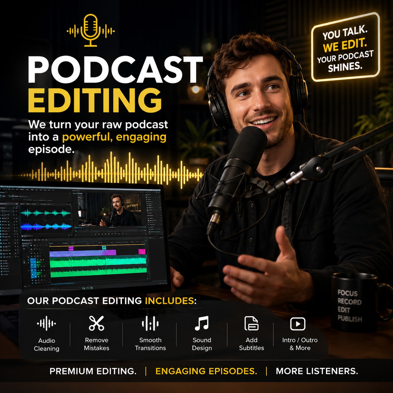 Podcast Editing sample work
